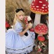 Alice In Wonderland Sweet Lolita Dress OP & Apron Set by Diamond Honey (DH321)